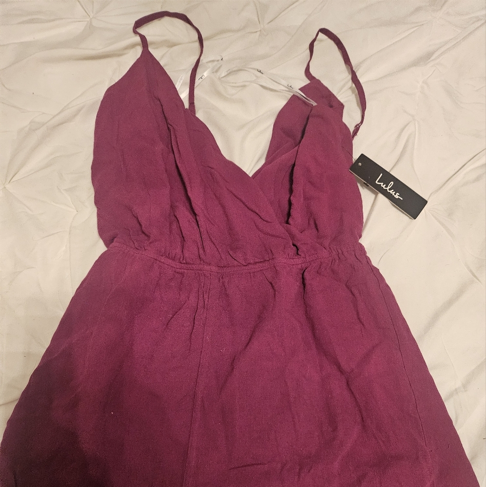 Lulu's Vibrant Purple Romper